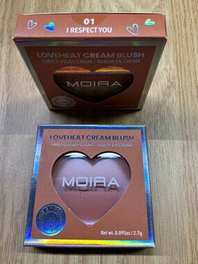 Moira Cosmetics Loveheat Cream Blush - 001 I Respect You 0.095oz